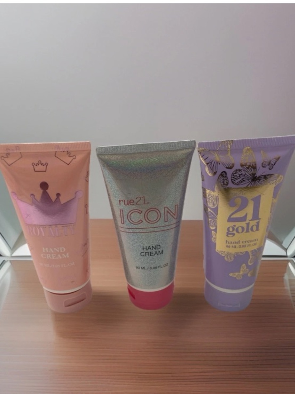 Lot of 3 Rue 21 Royalty/Icon/21 Gold/ for her Hand Cream 90 ML / 3.05 FL each